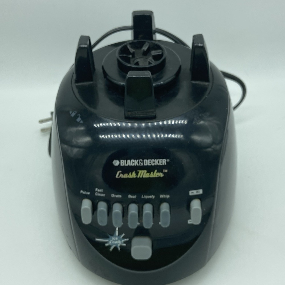 Black & Decker Crush Master Blender Base Only Black 10-Speed BL10450HB Works